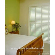 white door plantation shutters with hidden tilt rod,bedroom shutters